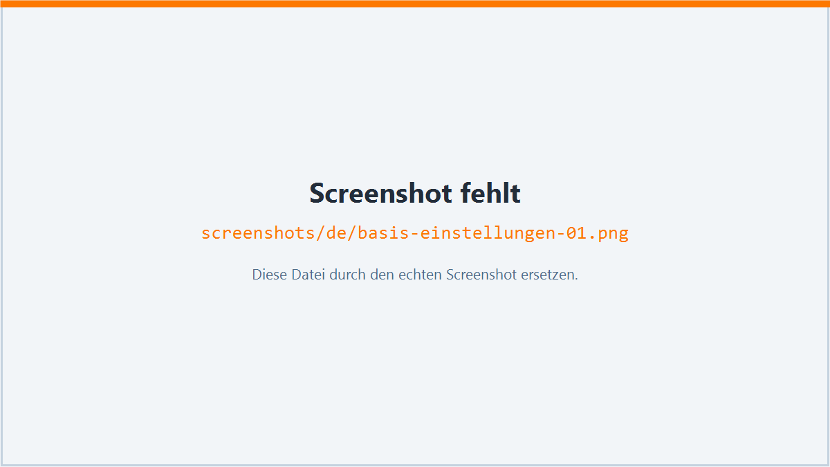 Screenshot: Überblick